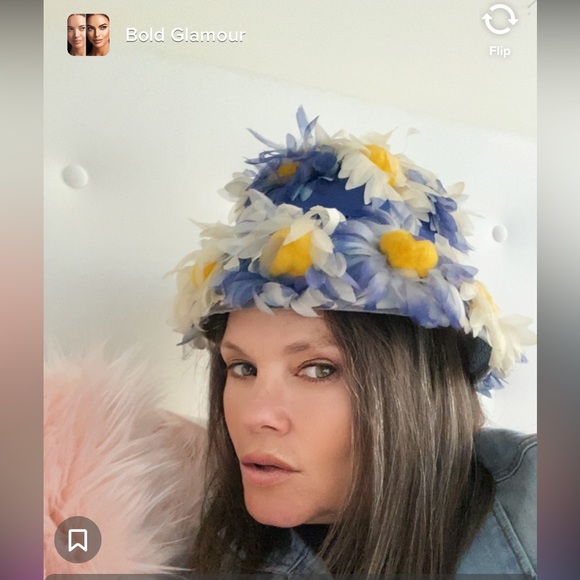 Vintage Floral Spring Hat 1950’s - Picture 4 of 7